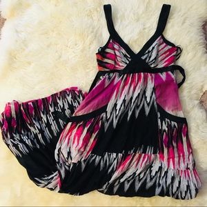 Bebe gorgeous silky maxi dress size S